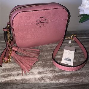 Tory Burch McGraw Camera Bag in Pink Magnolia